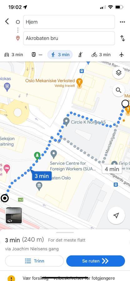 Top Floor City Center Flat With Free Parking Осло Екстер'єр фото