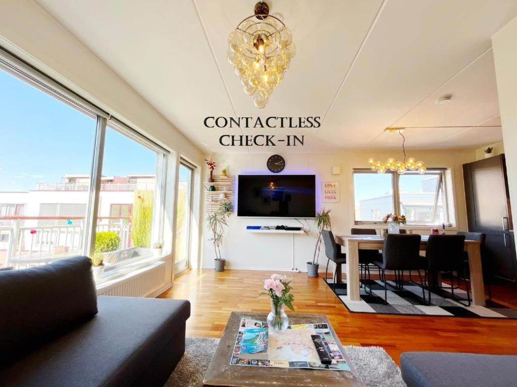Top Floor City Center Flat With Free Parking Осло Екстер'єр фото